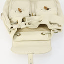 GUCCI Bamboo Backpack Leather Outlet Ivory Gold 003 8016 2058 Auth 151337-20