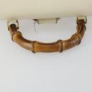 GUCCI Bamboo Backpack Leather Outlet Ivory Gold 003 8016 2058 Auth 151337-7
