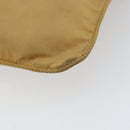PRADA Shoulder Bag Nylon Beige Silver Auth 151338-16