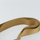 PRADA Shoulder Bag Nylon Beige Silver Auth 151338-14