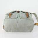 PRADA Backpack Nylon Light Blue Silver Auth 151340-5