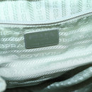 PRADA Backpack Nylon Light Blue Silver Auth 151340-24