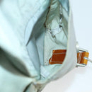 PRADA Backpack Nylon Light Blue Silver Auth 151340-28