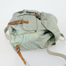 PRADA Backpack Nylon Light Blue Silver Auth 151340-4