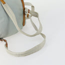 PRADA Backpack Nylon Light Blue Silver Auth 151340-8