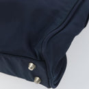 PRADA Hand Bag Nylon Navy Silver Auth 151342-9