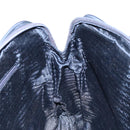 PRADA Hand Bag Nylon Navy Silver Auth 151342-20