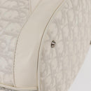 Christian Dior Trotter Romantic Chain Shoulder Bag PVC White Silver Auth 151343V-9