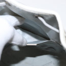 Christian Dior Trotter Romantic Chain Shoulder Bag PVC White Silver Auth 151343V-20