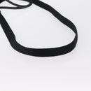 HERMES Garden Party TPM Hand Bag Canvas 2way Black Silver Auth 151346-9