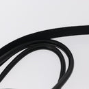 HERMES Garden Party TPM Hand Bag Canvas 2way Black Silver Auth 151346-14