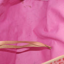 FENDI Zucchino Canvas Tote Bag Red Auth 151348-11