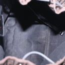 FENDI Zucchino Canvas Backpack Brown Black Auth 151350-17