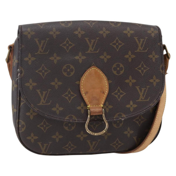 LOUIS VUITTON Monogram Saint Cloud GM Shoulder Bag M51242 LV Auth 151352