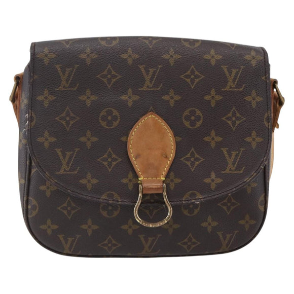 LOUIS VUITTON Monogram Saint Cloud GM Shoulder Bag M51242 LV Auth 151352