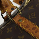 LOUIS VUITTON Monogram Keepall Bandouliere 55 Boston Bag M41414 LV Auth 151357-9
