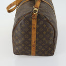 LOUIS VUITTON Monogram Keepall Bandouliere 55 Boston Bag M41414 LV Auth 151357-3