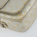 LOUIS VUITTON Monogram Shine Chain McKenna Bag Silver M92362 LV Auth 151359-14