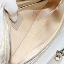 LOUIS VUITTON Monogram Shine Chain McKenna Bag Silver M92362 LV Auth 151359-10