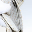 LOUIS VUITTON Monogram Shine Chain McKenna Bag Silver M92362 LV Auth 151359-23