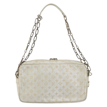 LOUIS VUITTON Monogram Shine Chain McKenna Bag Silver M92362 LV Auth 151359 - 0