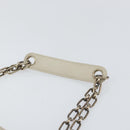 LOUIS VUITTON Monogram Shine Chain McKenna Bag Silver M92362 LV Auth 151359A-8