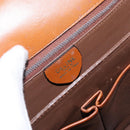 CELINE Shoulder Bag Leather Beige Gold Auth 151360-18