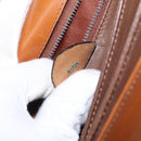 CELINE Shoulder Bag Leather Beige Gold Auth 151360-25