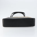 BURBERRY Nova Check Tote Bag Canvas Leather Beige Gold Auth 151362-9