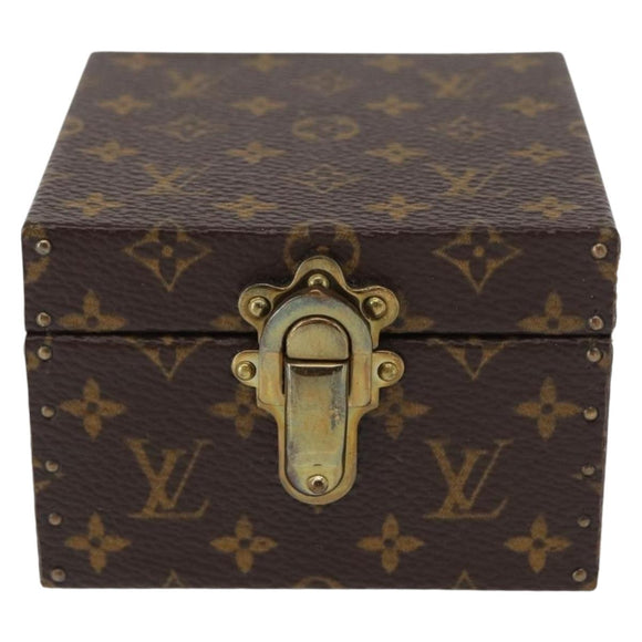 LOUIS VUITTON Monogram Eccrine Declaration Jewelry Box M21010 LV Auth 151367V