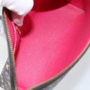 LOUIS VUITTON Monogram Multicolor Pochette Pouch Black M47355 LV Auth 151368V-15