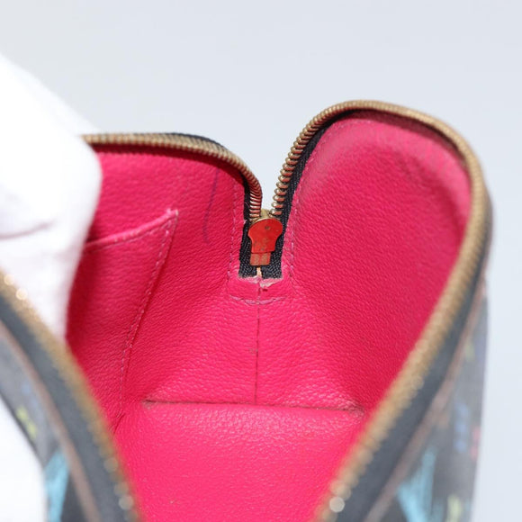 LOUIS VUITTON Monogram Multicolor Pochette Pouch Black M47355 LV Auth 151368V