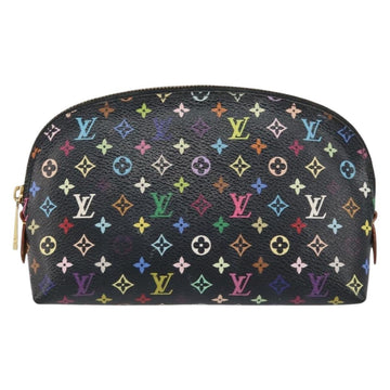 LOUIS VUITTON Monogram Multicolor Pochette Pouch Black M47355 LV Auth 151368V - 0