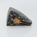 LOUIS VUITTON Monogram Multicolor Pochette Pouch Black M47355 LV Auth 151368V-4
