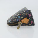 LOUIS VUITTON Monogram Multicolor Pochette Pouch Black M47355 LV Auth 151368V-5