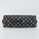 LOUIS VUITTON Monogram Multicolor Pochette Pouch Black M47355 LV Auth 151368V-7