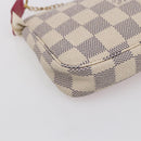 LOUIS VUITTON Azur Giraffe Mini Pochette Accessoires N62200 LV Auth 151369SAM-13