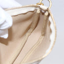 LOUIS VUITTON Azur Giraffe Mini Pochette Accessoires N62200 LV Auth 151369SAM-18