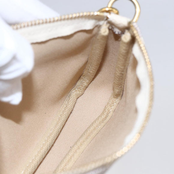 LOUIS VUITTON Azur Giraffe Mini Pochette Accessoires N62200 LV Auth 151369SAM