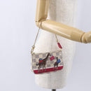 LOUIS VUITTON Azur Giraffe Mini Pochette Accessoires N62200 LV Auth 151369SAM-21