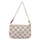 LOUIS VUITTON Azur Giraffe Mini Pochette Accessoires N62200 LV Auth 151369SAM-3