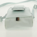 FENDI Baguette Phone Pouch Shoulder Bag Nylon Light Blue Auth 151373M-5