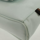 FENDI Baguette Phone Pouch Shoulder Bag Nylon Light Blue Auth 151373M-9