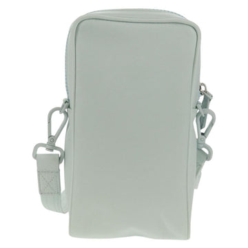 FENDI Baguette Phone Pouch Shoulder Bag Nylon Light Blue Auth 151373M - 0