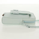 FENDI Baguette Phone Pouch Shoulder Bag Nylon Light Blue Auth 151373M-4