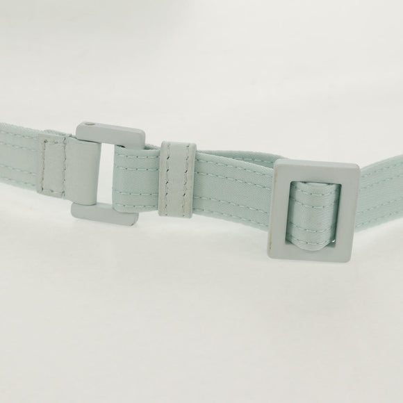 FENDI Baguette Phone Pouch Shoulder Bag Nylon Light Blue Auth 151373M