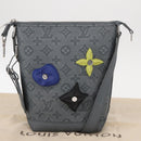 LOUIS VUITTON Taurillon Climbing Hobo Cruiser PM Bag Gray M20875 Auth 151374SM-12