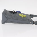 LOUIS VUITTON Taurillon Climbing Hobo Cruiser PM Bag Gray M20875 Auth 151374SM-3