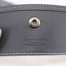 GOYARD Herringbone Saint Louis PM Tote Bag PVC Gray Auth 151375SM-10