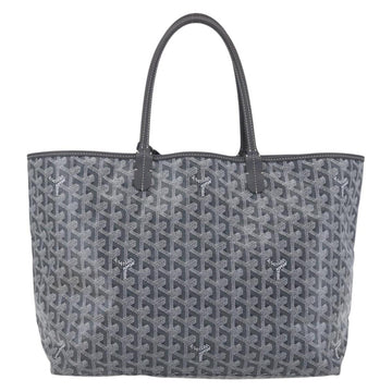 GOYARD Herringbone Saint Louis PM Tote Bag PVC Gray Auth 151375SM - 0